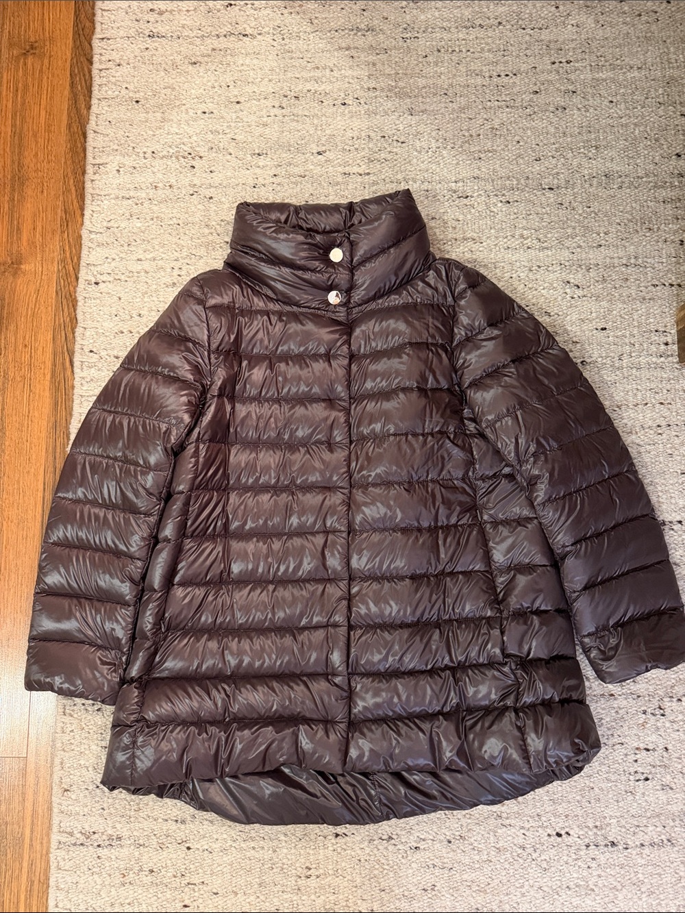 NWOT Herno Amelia Water Resistant Stand Collar Puffer Coat- size 50 (US14